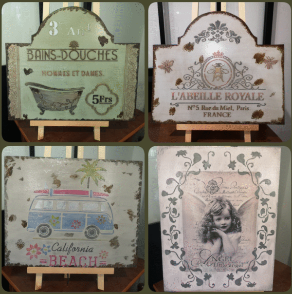 Plaques de décoration personnalisables