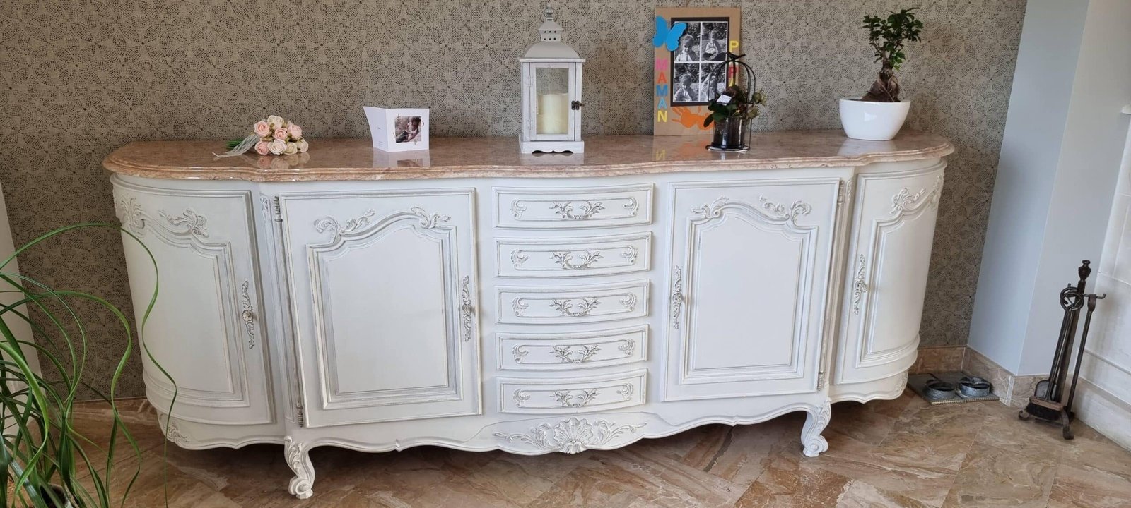 Séjour Louis XV en merisier “Enfilade”