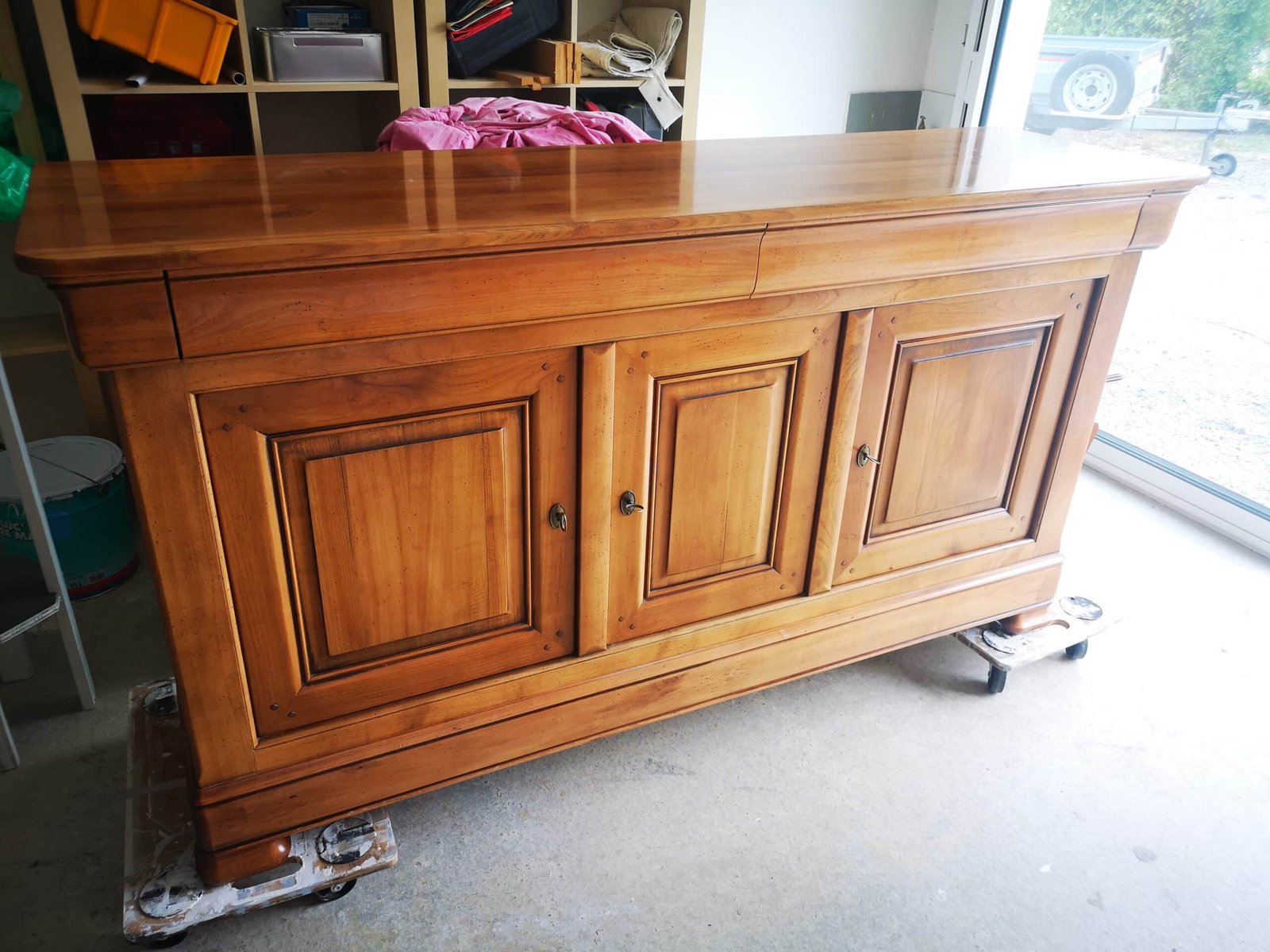 Enfilade merisier Louis Philippe “contemporaine” – Image 2