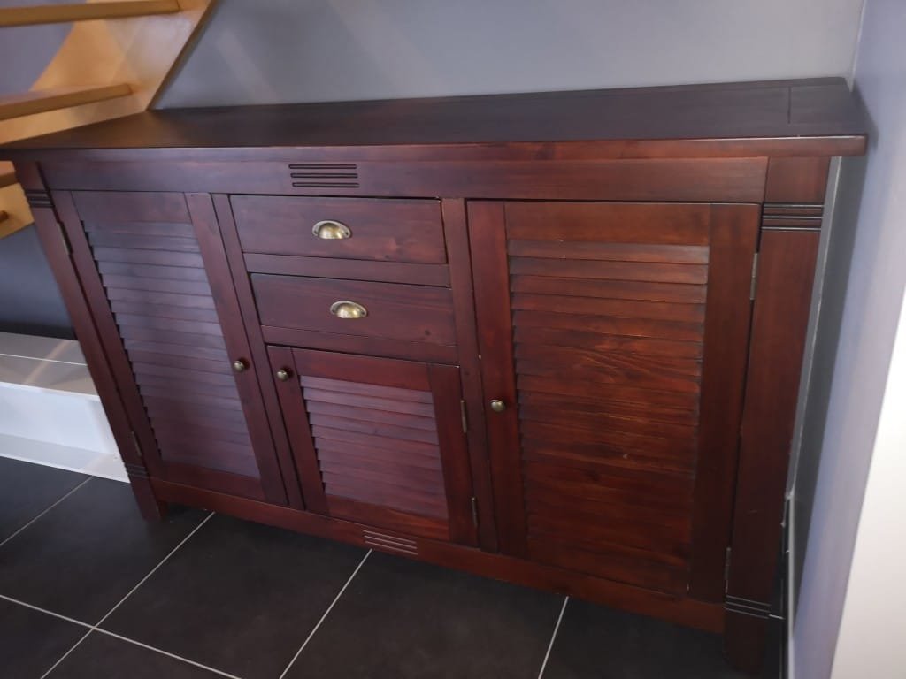 Meuble style colonial “buffet” relooké – Image 2