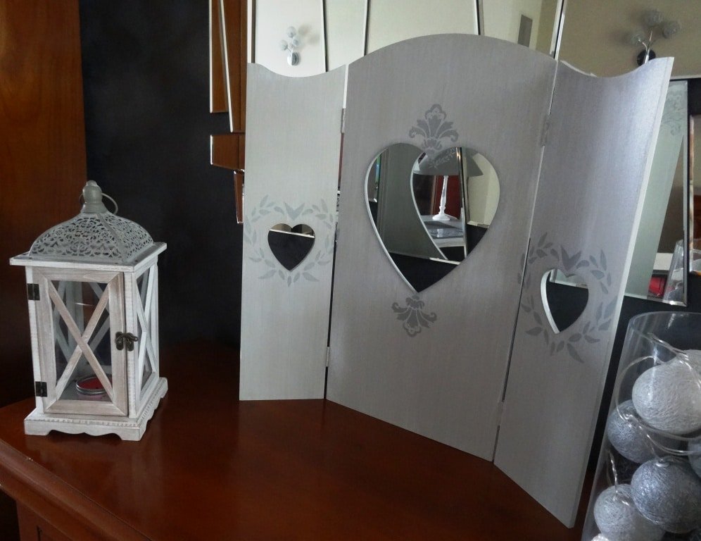 Petit paravent esprit romantique