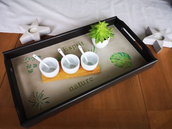Plateau de service “esprit nature”