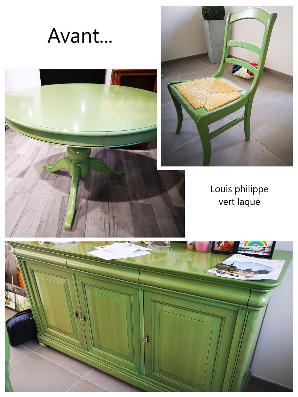 Séjour style Louis Philippe modernisé “noir” – Image 2
