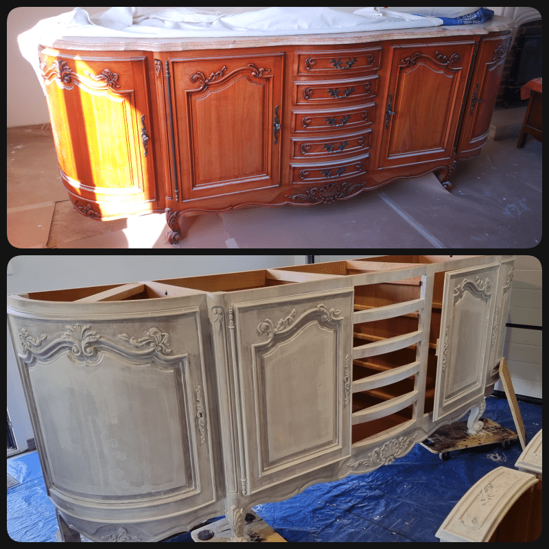 Séjour Louis XV en merisier “Enfilade” – Image 2