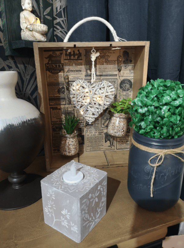 Coffret à vin – objet détourné et custominé