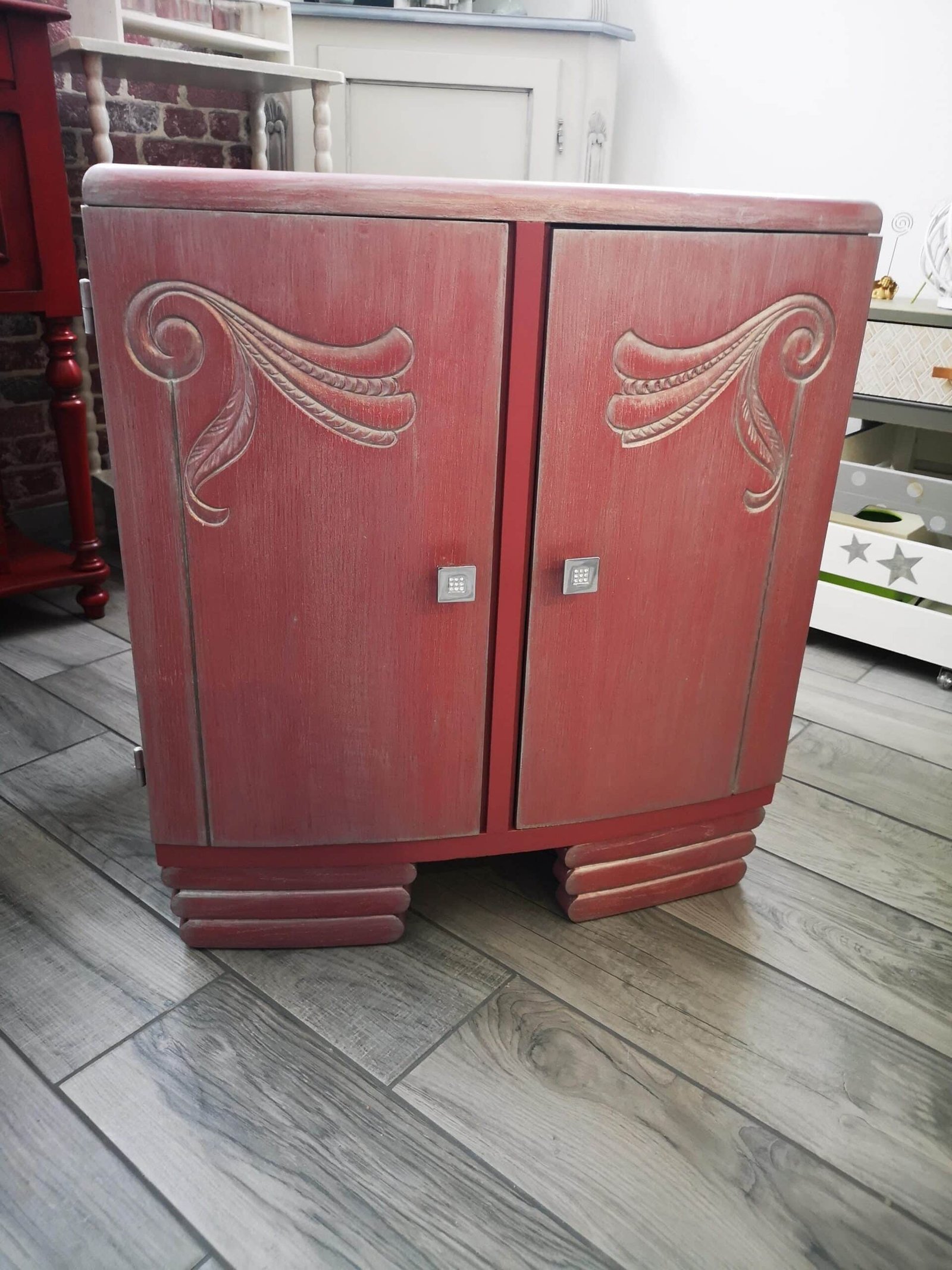 Chevet vintage “années 30” revisité