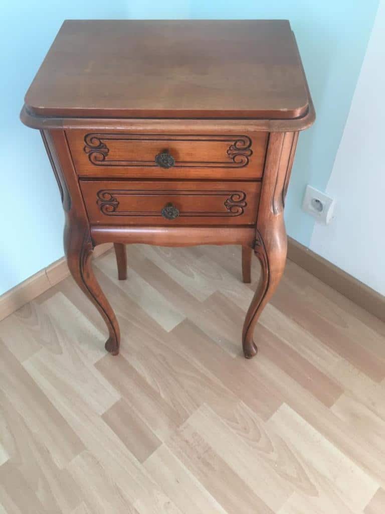 Chevet merisier style Louis XV – Image 2