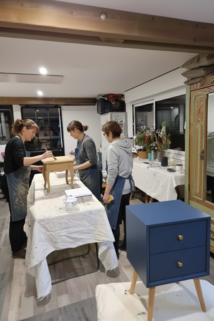 Atelier relooking de meubles : comment ça se passe quand on débute ?