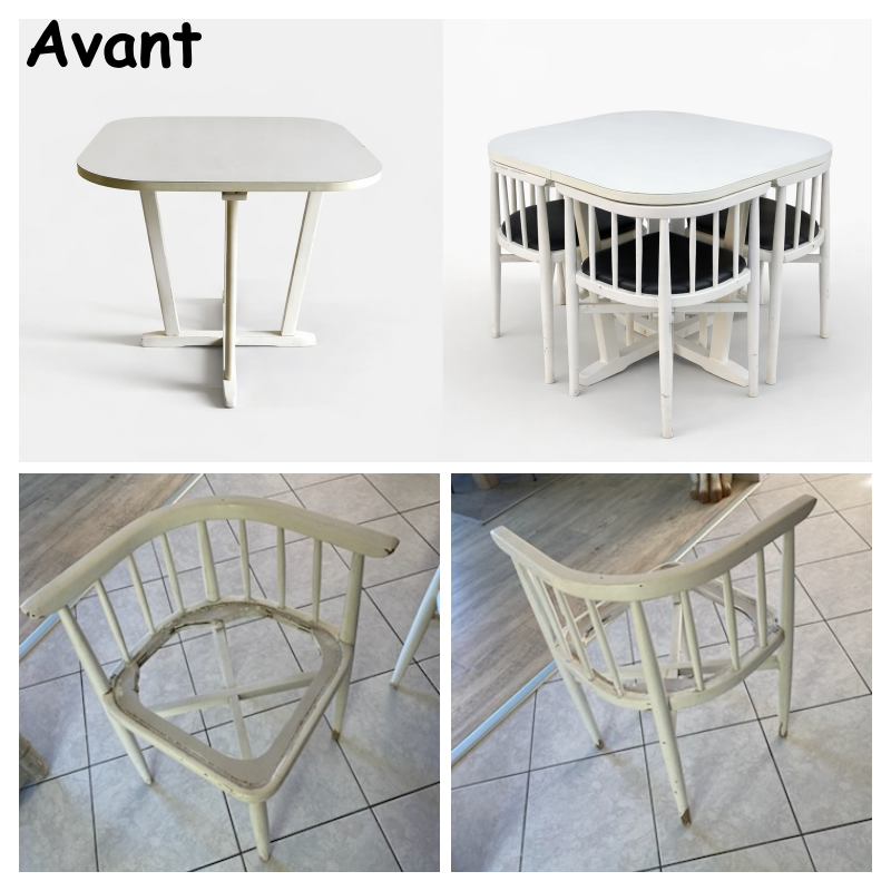 Séjour vintage compact des années 60 style scandinave relooké – Image 2