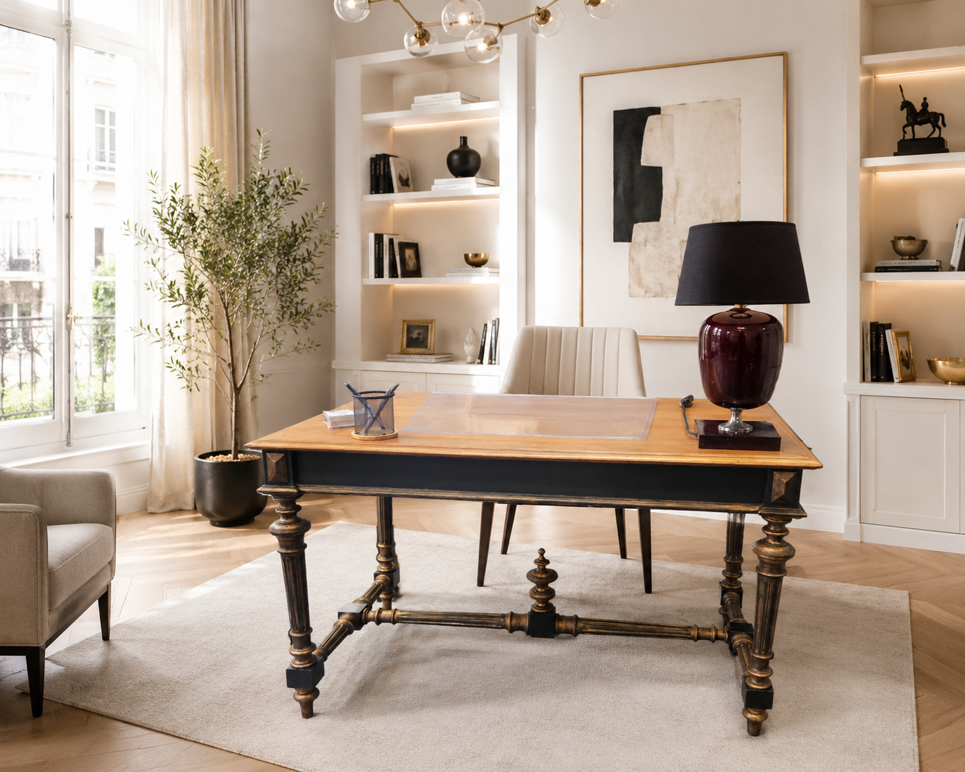 Bureau Louis XIII revisité